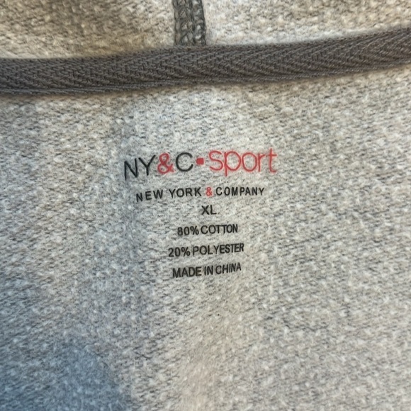 New York and Company Cotton Zip Up, Sz. XL. - Picture 12 of 13